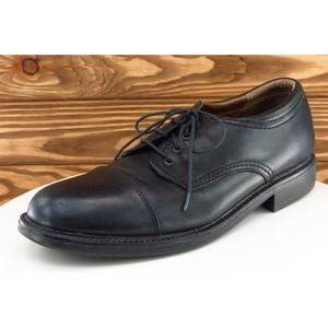DOCKERS Shoes‎ Sz 11.5 M Black Derby Oxfords Leather Men 0902214